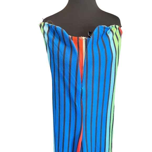 San Joy Women's Sexy Off Shoulder Rainbow Jumpsuit, Size Medium - Picture 13 of 13